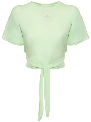 Риза Adidas Performance зелено