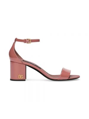 Chaussures de ville en cuir vernis Dolce & Gabbana rose