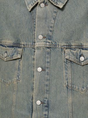 Kurtka jeansowa oversize Acne Studios niebieska