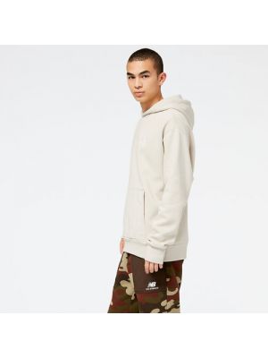 Gesteppter fleece hoodie New Balance grau