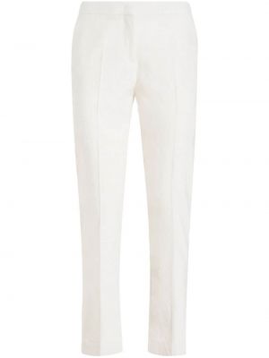 Bavlněné kalhoty Etro bílé