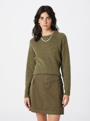 Пуловер Selected Femme зелено