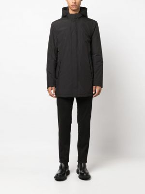Mantel mit kapuze Corneliani schwarz