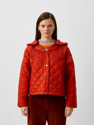 Утепленная демисезонная куртка Emme Marella красная