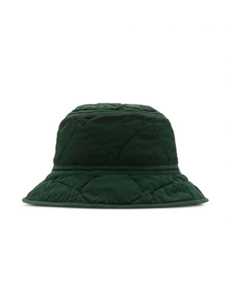 Prošívaný klobouk Burberry zelený