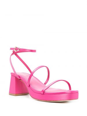 Sandale mit absatz Larroude pink