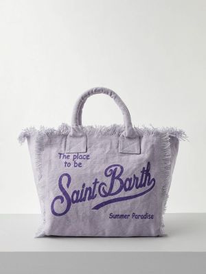 Пляжная сумка Mc2 Saint Barth фиолетовая