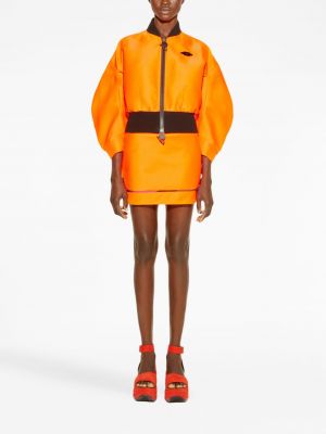 Péřová bunda Pucci oranžová