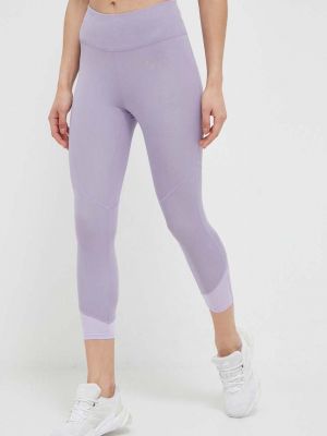 Běžecké kalhoty s potiskem Mizuno fialové