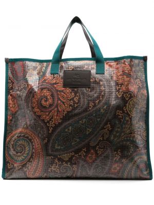 Paisley trykt shoppingbag Etro brun