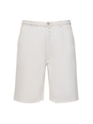 Shorts en coton Maison Margiela blanc
