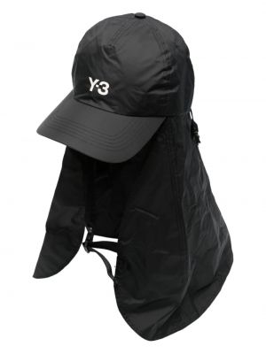 Siuvinėtas kepurė Y-3 juoda