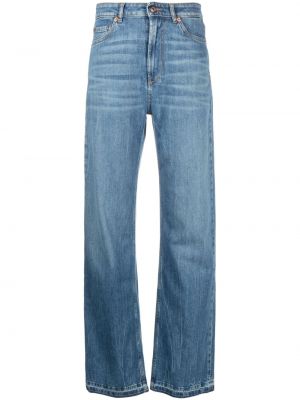 Straight leg jeans a vita alta 3x1 blu