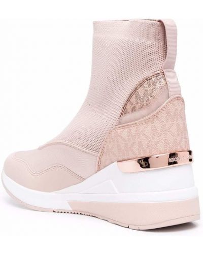 Kotníkové boty Michael Michael Kors růžové