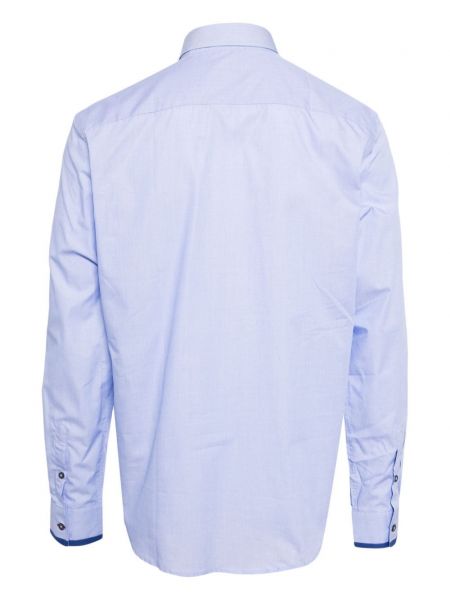 Medvilninė marškiniai Paul Smith mėlyna