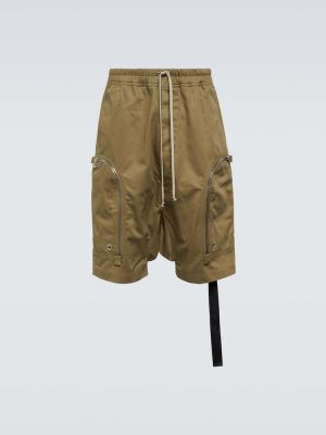 Shorts en coton Drkshdw By Rick Owens vert