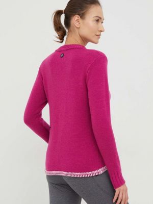 Vuneni pulover Newland ružičasta