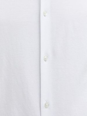 Pamučna košulja slim fit Hugo bijela