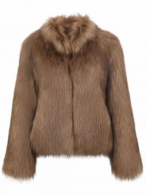 Unreal Fur Giacca con zip - Marrone