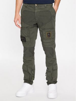 Kalhoty Aeronautica Militare hnědé