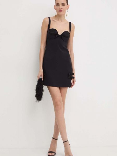 Sukienka mini dopasowana Elisabetta Franchi czarna