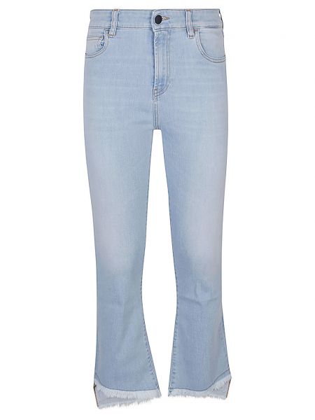 Jeans a zampa baggy Liviana Conti blu