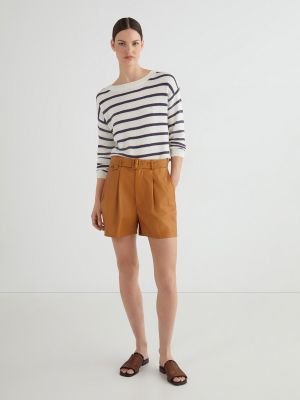 Pantalones de cuero Polo Ralph Lauren marrón