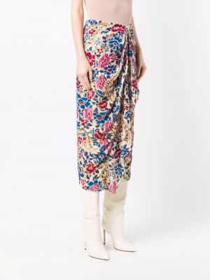 Květinové midi sukně s potiskem Isabel Marant