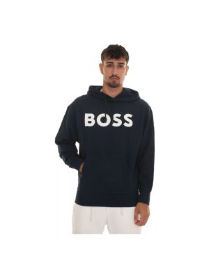 Oversize hoodie Boss blau