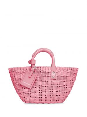 Shopper torbica Balenciaga ružičasta