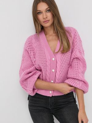 Вовняний светр Miss Sixty, рожевий