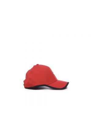 Gorra de algodón Ferrari rojo