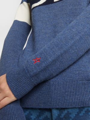 Jersey de lana de tela jersey Perfect Moment azul