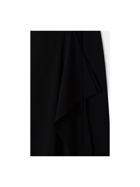 Falda midi de cintura alta Sunnei negro