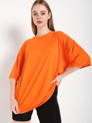 Tricou oversize K&h Twenty-one portocaliu