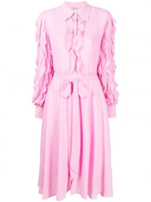 Midi haljina Baruni ružičasta