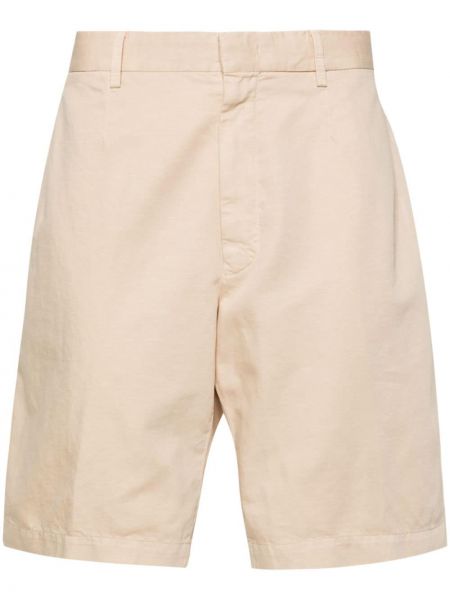 Pantalon chino en coton large Zegna beige