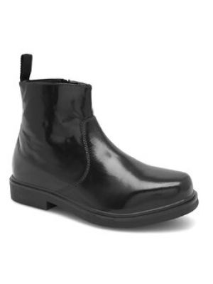 Černé kotníkové boty Badura