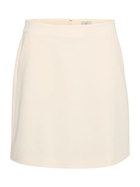 Vlnená sukňa Kaffe biela