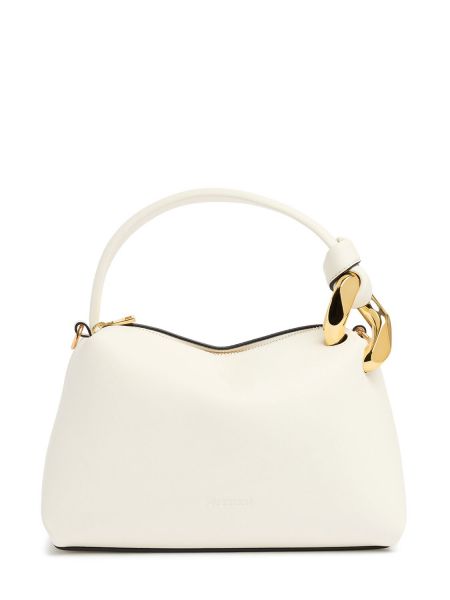 Mini bolso de cuero Jw Anderson blanco