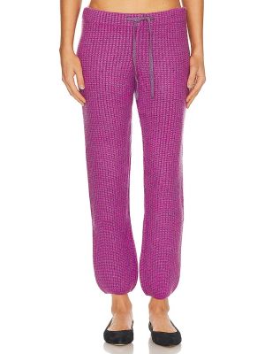 Pantalones de chándal de lana Monrow violeta