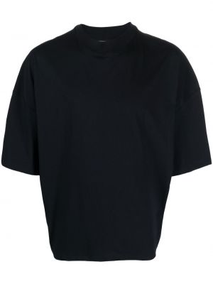 T-shirt en coton avec manches courtes Jil Sander bleu