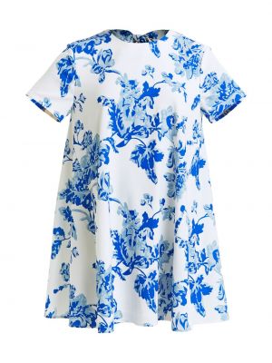 Платье мини в цветочек с принтом Mestiza New York синее