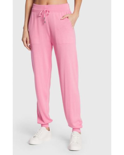 Pantaloni sport cu croială lejeră United Colors Of Benetton roz