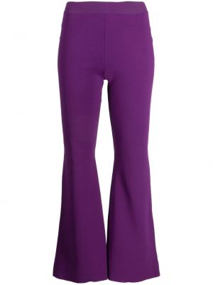 Pletene hlače Stella Mccartney vijolična
