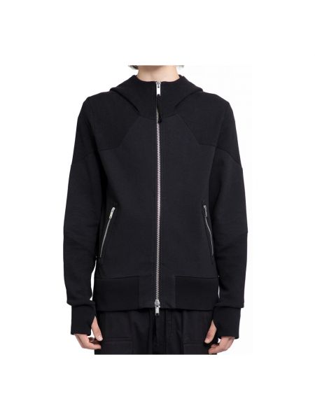 Jersey hoodie mit reißverschluss Thom Krom schwarz