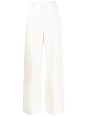 Plisované kalhoty Dice Kayek bílé