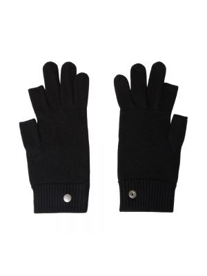 Rękawiczki wełniane Rick Owens czarne