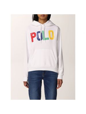Bluza z kapturem Polo Ralph Lauren biała