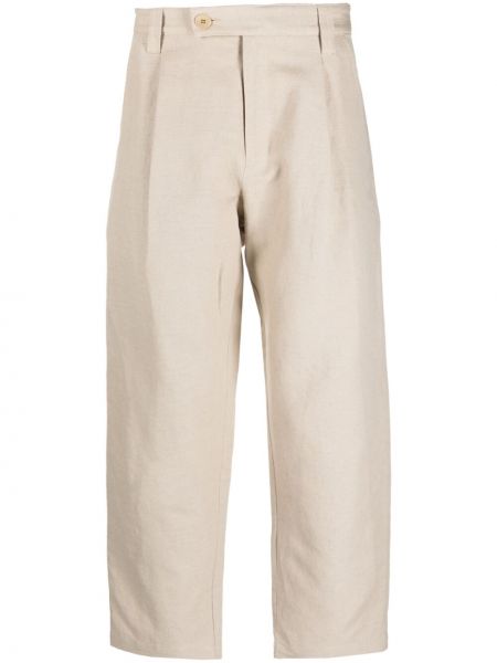 Pantaloni di lino A.p.c. beige